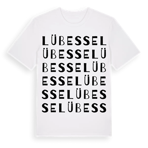 Lübesse ordlek t-shirt – ekologisk bomull t-shirt från Pinshirt