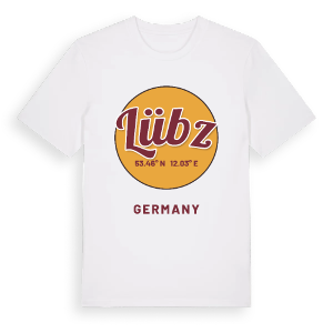Lübz cirkel t-shirt – ekologisk bomull t-shirt från Pinshirt