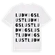Ludwigslust ordlek t-shirt
