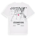 Lüssower Berg karta t-shirt