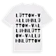 Lüttow-Valluhn ordlek t-shirt