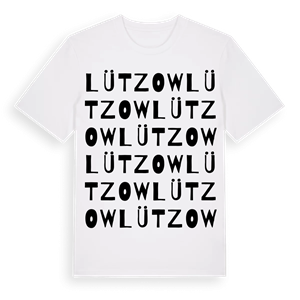 Lützow ordlek t-shirt – ekologisk bomull t-shirt från Pinshirt