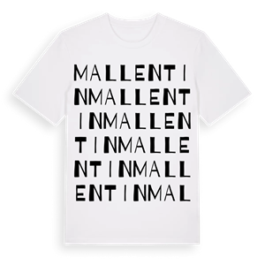 Mallentin ordlek t-shirt – ekologisk bomull t-shirt från Pinshirt