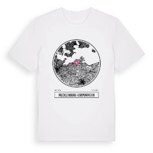 Mecklenburg-Vorpommern t-shirt – ekologisk bomull t-shirt från PinShirt