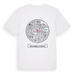 Mecklenburgische Seenplatte t-shirt – ekologisk bomull t-shirt från PinShirt