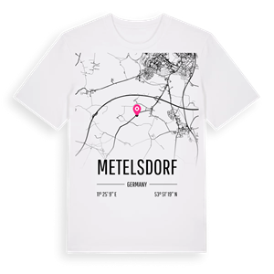 Metelsdorf karta t-shirt – ekologisk bomull t-shirt från Pinshirt