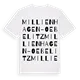 Millienhagen-Oebelitz ordlek t-shirt