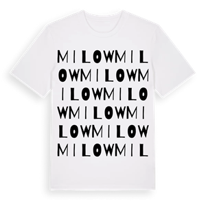 Milow ordlek t-shirt – ekologisk bomull t-shirt från Pinshirt