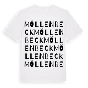 Möllenbeck ordlek t-shirt – ekologisk bomull t-shirt från Pinshirt