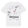 Mönchhagen karta t-shirt