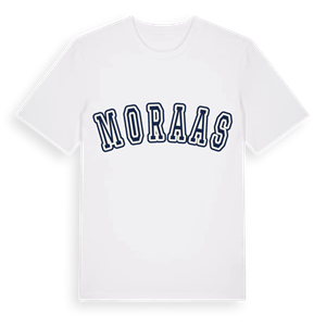 Moraas college t-shirt – ekologisk bomull t-shirt från Pinshirt