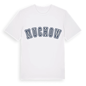 Muchow college t-shirt – ekologisk bomull t-shirt från Pinshirt