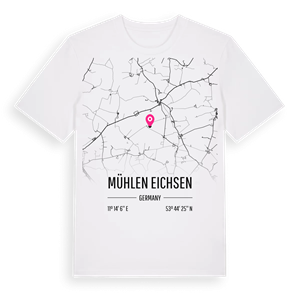 Mühlen Eichsen karta t-shirt – ekologisk bomull t-shirt från Pinshirt