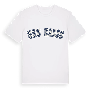 Neu Kaliß college t-shirt – ekologisk bomull t-shirt från Pinshirt