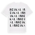 Neu Kaliß ordlek t-shirt