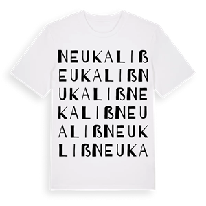 Neu Kaliß ordlek t-shirt – ekologisk bomull t-shirt från Pinshirt