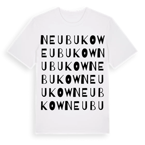 Neubukow ordlek t-shirt – ekologisk bomull t-shirt från Pinshirt