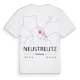 Neustrelitz karta t-shirt