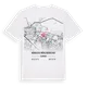 Nördliche Mühlenvorstadt karta t-shirt