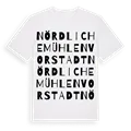 Nördliche Mühlenvorstadt ordlek t-shirt