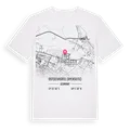 Ostseeviertel (Ryckseite) karta t-shirt