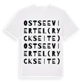 Ostseeviertel (Ryckseite) ordlek t-shirt
