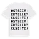 Ostseeviertel (Ryckseite) ordlek t-shirt