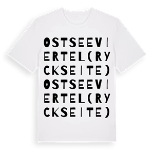 Ostseeviertel (Ryckseite) ordlek t-shirt – ekologisk bomull t-shirt från Pinshirt