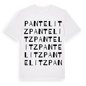 Pantelitz ordlek t-shirt – ekologisk bomull t-shirt från Pinshirt