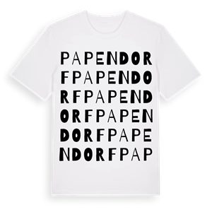 Papendorf ordlek t-shirt – ekologisk bomull t-shirt från Pinshirt