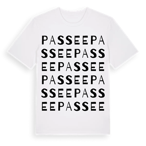 Passee ordlek t-shirt – ekologisk bomull t-shirt från Pinshirt