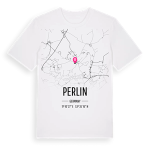 Perlin karta t-shirt – ekologisk bomull t-shirt från Pinshirt