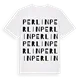 Perlin ordlek t-shirt