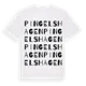Pingelshagen ordlek t-shirt
