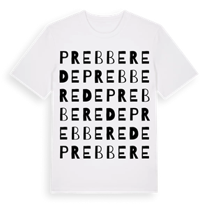 Prebberede ordlek t-shirt – ekologisk bomull t-shirt från Pinshirt