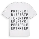 Priepert ordlek t-shirt
