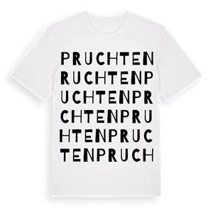 Pruchten ordlek t-shirt – ekologisk bomull t-shirt från Pinshirt