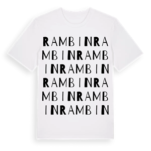 Rambin ordlek t-shirt – ekologisk bomull t-shirt från Pinshirt