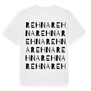 Rehna ordlek t-shirt – ekologisk bomull t-shirt från Pinshirt
