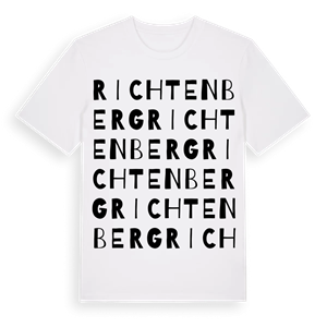 Richtenberg ordlek t-shirt – ekologisk bomull t-shirt från Pinshirt