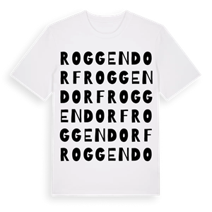 Roggendorf ordlek t-shirt – ekologisk bomull t-shirt från Pinshirt