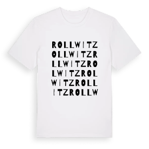 Rollwitz ordlek t-shirt – ekologisk bomull t-shirt från Pinshirt