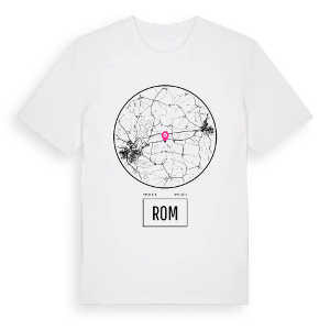 Rom t-shirt – ekologisk bomull t-shirt från Pinshirt