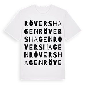 Rövershagen ordlek t-shirt – ekologisk bomull t-shirt från Pinshirt