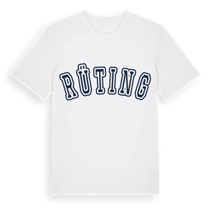 Rüting college t-shirt – ekologisk bomull t-shirt från Pinshirt