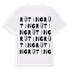 Rüting ordlek t-shirt