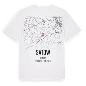 Satow karta t-shirt – ekologisk bomull t-shirt från Pinshirt
