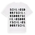 Schlagsdorf ordlek t-shirt