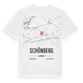 Schönberg karta t-shirt