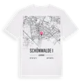 Schönwalde I karta t-shirt